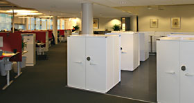 Armoire ignifuge avec deux ports modèle SA 390 BJARSTAL pour stockage de documents papier. Armoire ignifuge avec deux ports modèle SA 390 BJARSTAL pour stockage de documents papier.