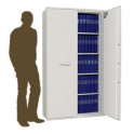 Armoire ignifuge BJARSTAL modèle SA 580. Elles peuvent être utilisées soit pour un pré-archivage soit pour un archivage final.
